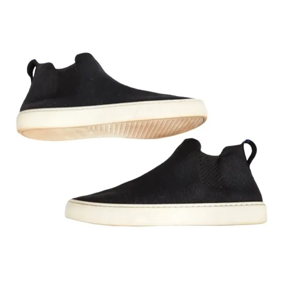 Rothy's The Chelsea Black High Top Sneakers Size 10 Women's Shoes