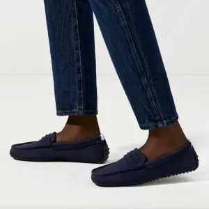 Rothys The Driver Flat in Sapphire Blue