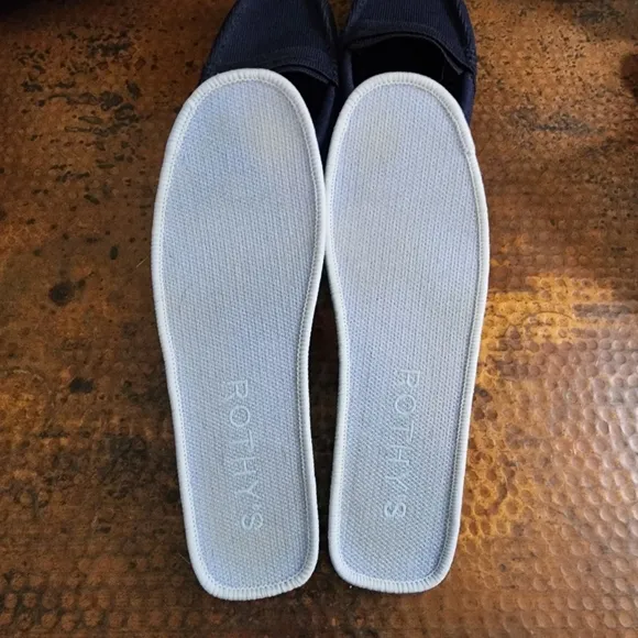 Rothys The Driver Flat in Sapphire Blue