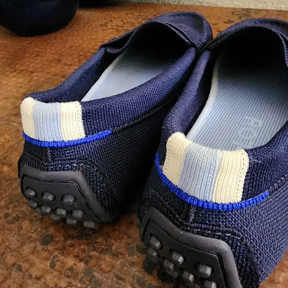 Rothys The Driver Flat in Sapphire Blue