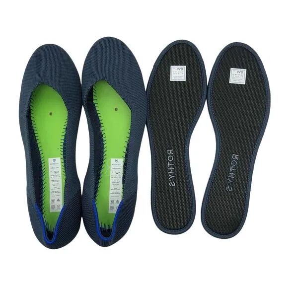 Rothy’s The Flat in Navy Women’s Size 8 NEW