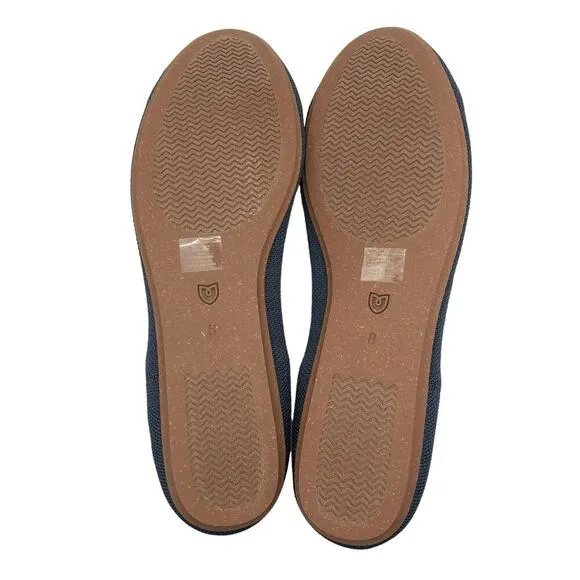 Rothy’s The Flat in Navy Women’s Size 8 NEW