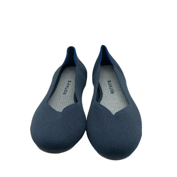Rothy’s The Flat in Navy Women’s Size 8 NEW