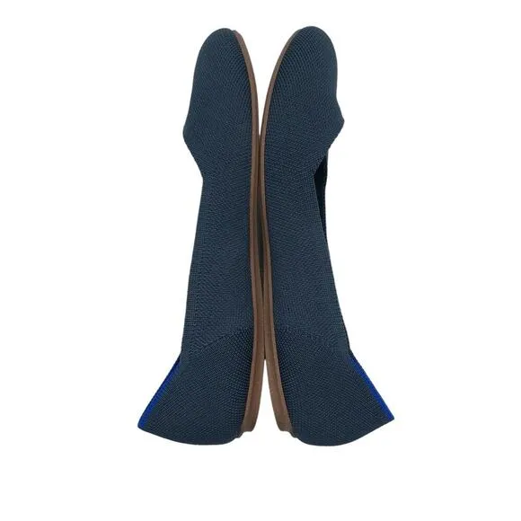 Rothy’s The Flat in Navy Women’s Size 8 NEW