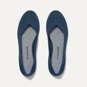 Rothy’s The Flat in Navy Women’s Size 8 NEW
