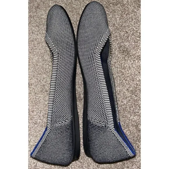 Rothys The Flat Shoes Gray Size W8 Comfortable Minimalist Contemporary