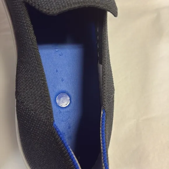 Rothy's The Original Slip On Sneaker Solid Black Size 9.5
