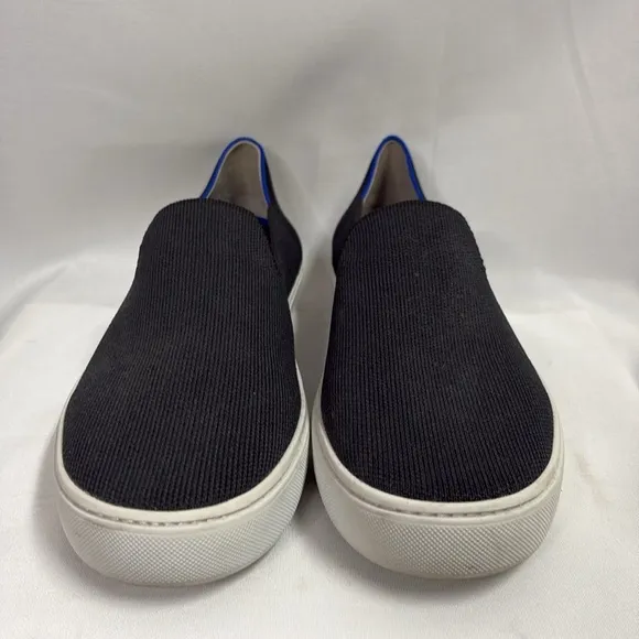 Rothy's The Original Slip On Sneaker Solid Black Size 9.5