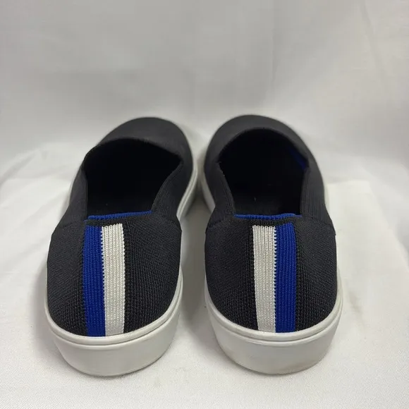 Rothy's The Original Slip On Sneaker Solid Black Size 9.5