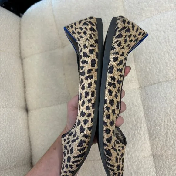Rothy’s The Point Flat Cheetah Print