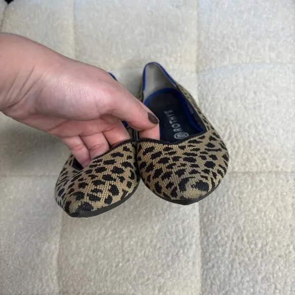 Rothy’s The Point Flat Cheetah Print