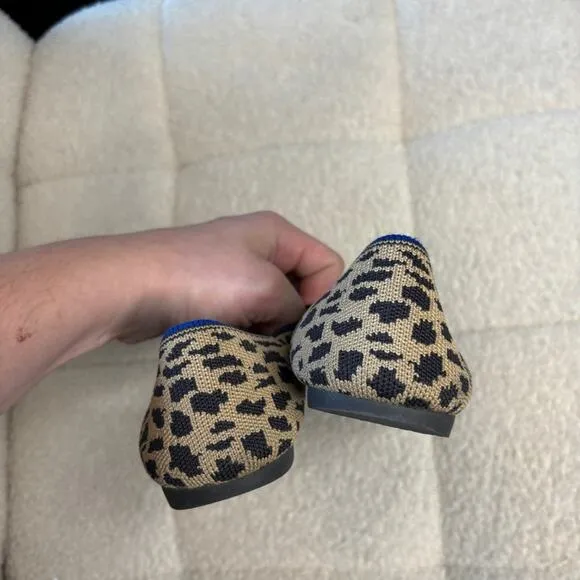 Rothy’s The Point Flat Cheetah Print