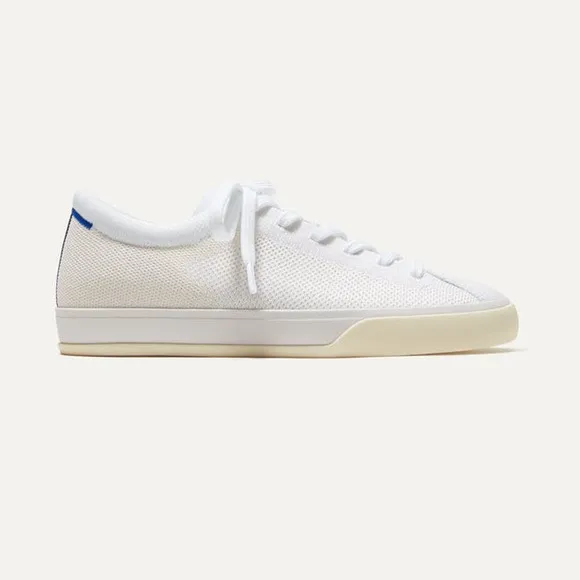 Rothy's The RS02 Sneaker The Lace Up White Sneaker Shoes Size 9 NWOB