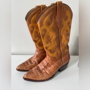 RUDEL Caiman Gator (Alligator) Cowboy Boots