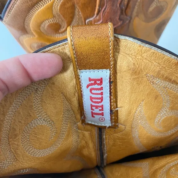 RUDEL Caiman Gator (Alligator) Cowboy Boots
