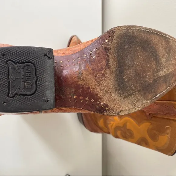 RUDEL Caiman Gator (Alligator) Cowboy Boots