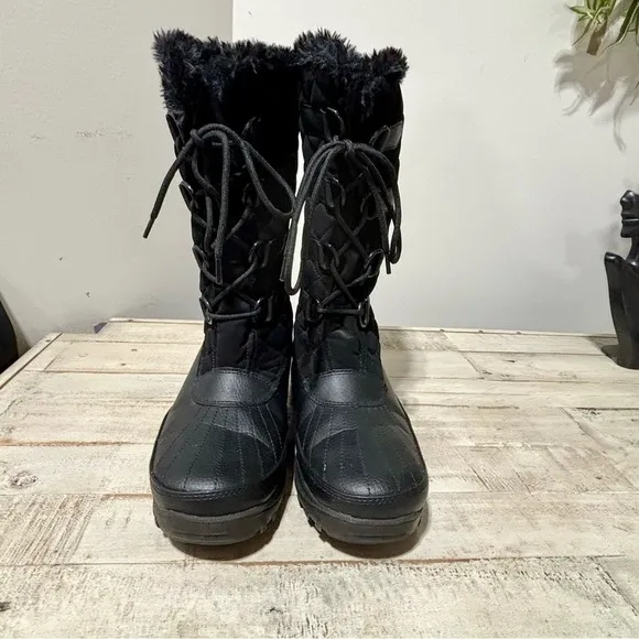 ❤️Rugged Outback All Season Faux Fur Trim Boots-Sz 8