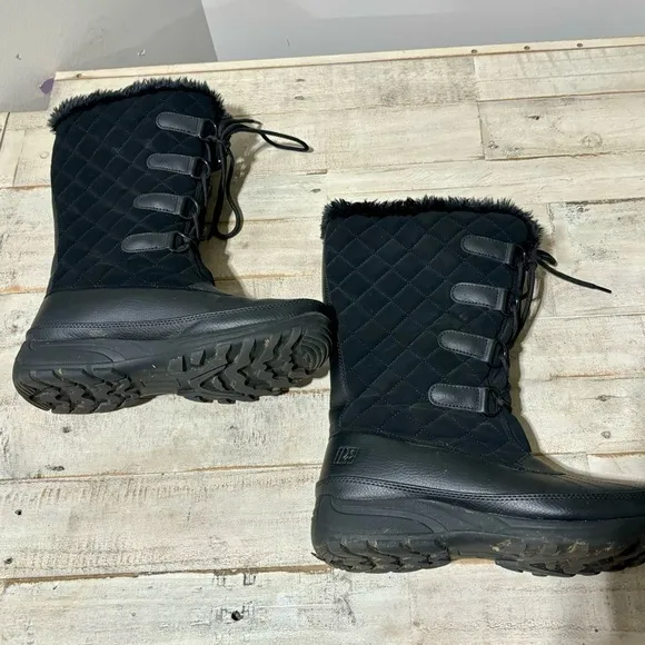 ❤️Rugged Outback All Season Faux Fur Trim Boots-Sz 8