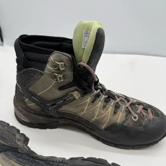 Salewa Alp Trainer Mid GTX Womens 8.5 Gore-Tex Hiking Boots Shoes Mountaineering