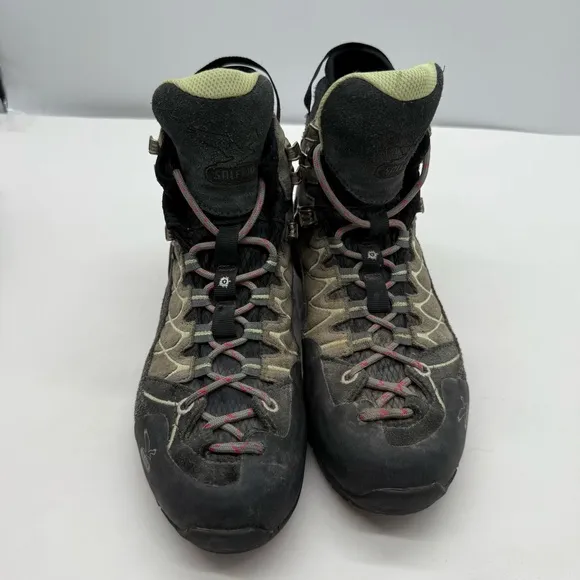 Salewa Alp Trainer Mid GTX Womens 8.5 Gore-Tex Hiking Boots Shoes Mountaineering