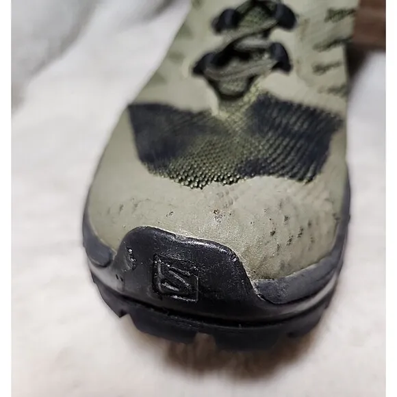 SALOMON Mens Shoes 11  Outline Goretex OrthoLite Burnt Olive 409968 Hiking Walk