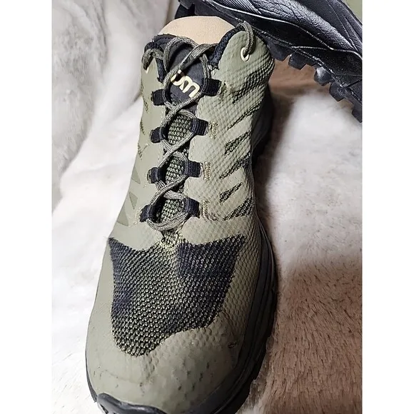 SALOMON Mens Shoes 11  Outline Goretex OrthoLite Burnt Olive 409968 Hiking Walk