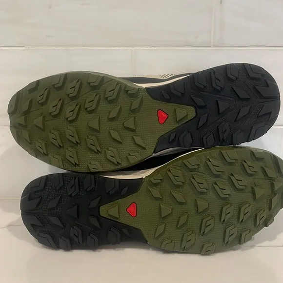 Salomon Outrise ClimaWaterproof Men's Hiking Shoes in Moss Gray/Olive Night