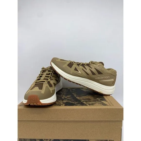 Salomon Shoes Unisex Mens 10.5 Womens 11.5 Tan Odyssey‎ 1 Advanced Hiking NEW