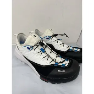 Salomon S/Lab Alpinway Trail Hiking White Black Athletic Shoes Men’s Size 9.5