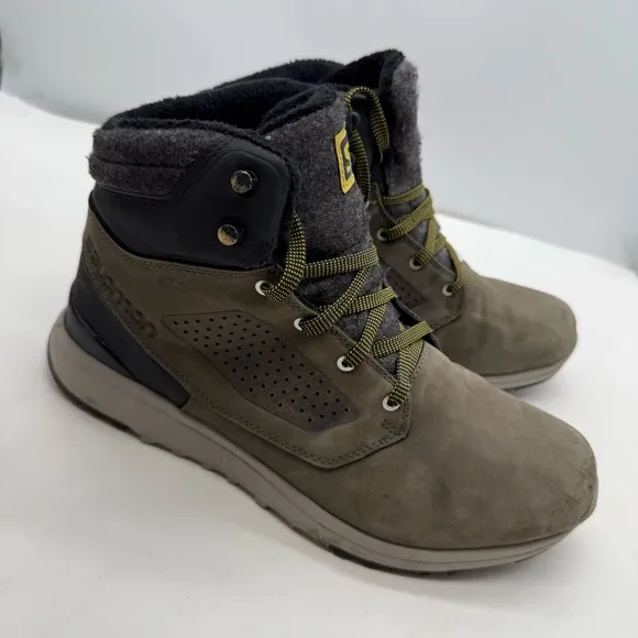 Salomon Utility Winter CS WP Mens 10.5 Snow Boots Ankle Shoes Ankle Hiking
