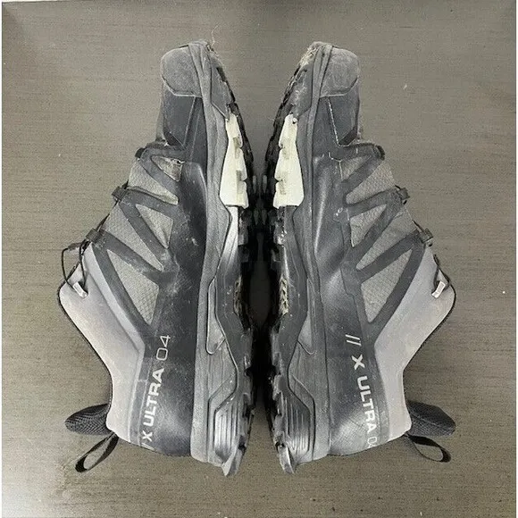 Salomon X Ultra 4 GTX Hiking Shoes Men's Size 12 Gray Outdoors