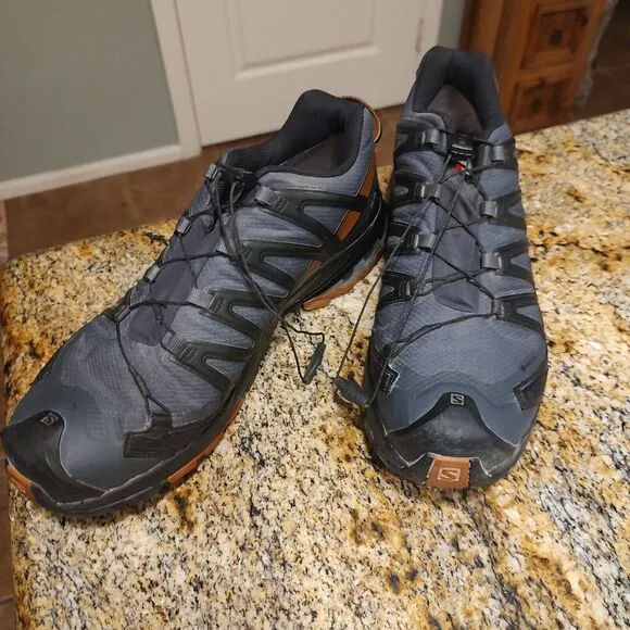 Salomon XA Pro 3D V8 GTX Men's Size 11 Trail Running Hiking Shoes Black Gray