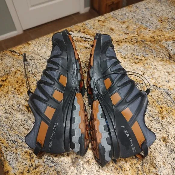Salomon XA Pro 3D V8 GTX Men's Size 11 Trail Running Hiking Shoes Black Gray