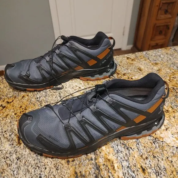 Salomon XA Pro 3D V8 GTX Men's Size 11 Trail Running Hiking Shoes Black Gray