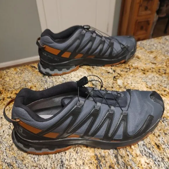 Salomon XA Pro 3D V8 GTX Men's Size 11 Trail Running Hiking Shoes Black Gray