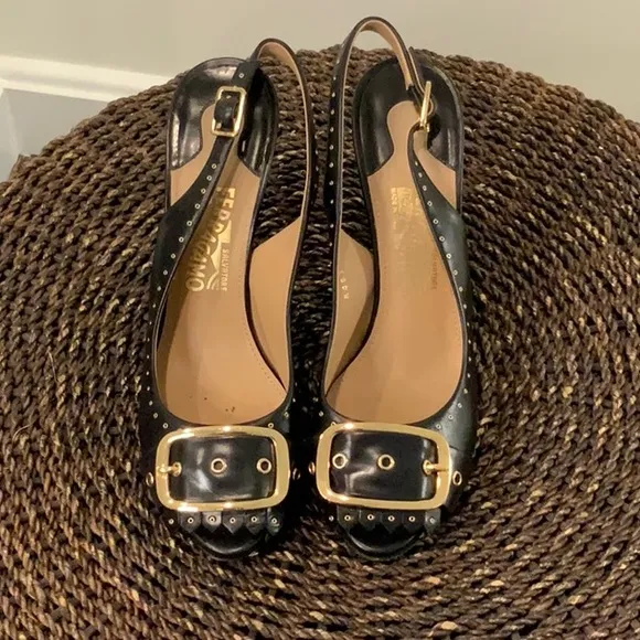 Salvatore Ferragamo Women’s Black Shoes S 9