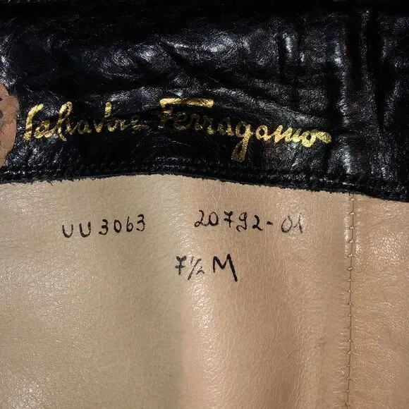 Salvatore Ferragamo “CARLA” Boots 7 1/2