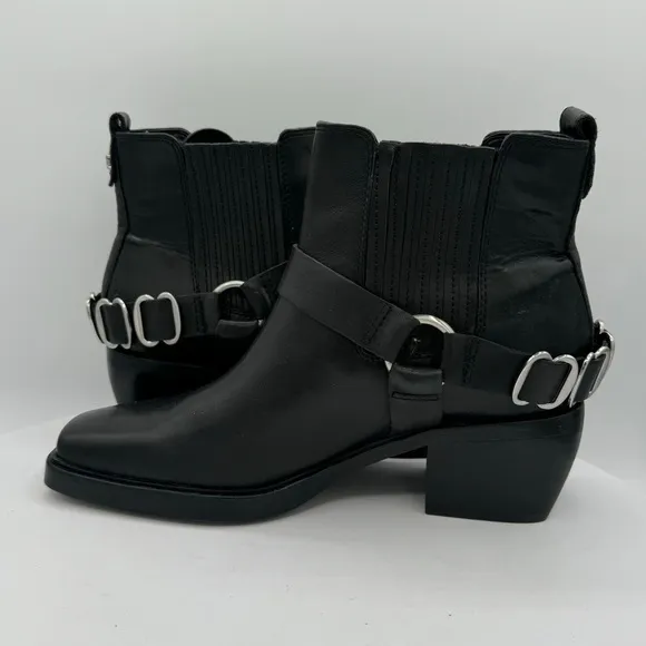 SAM EDELMAN BELLAMIE WOMENS ANKLE BOOTS  Various Sizes COLOR BLACK   NEW!!!!
