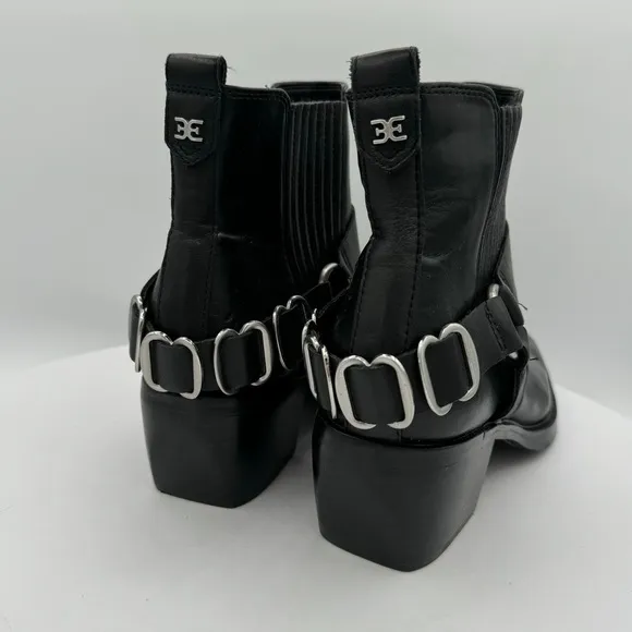 SAM EDELMAN BELLAMIE WOMENS ANKLE BOOTS  Various Sizes COLOR BLACK   NEW!!!!