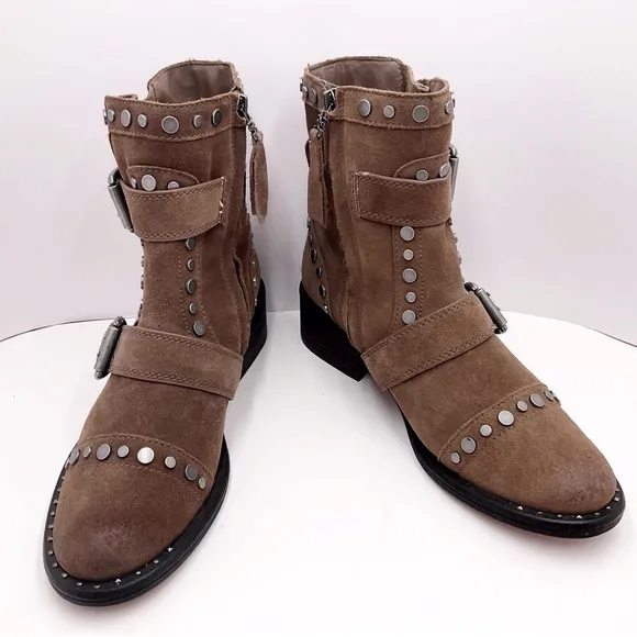 🆕{Sam Edelman} Drea Studded Motorcycle Boots