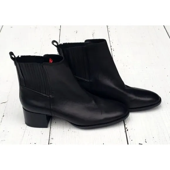 Sam Edelman Kati Women Size 8 / UK 6 / EU 38.5 Ankle Leather Boots Black NEW