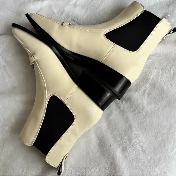 SAM EDELMAN Torance Square Toe Chelsea Ankle Leather NEW Bootie--7