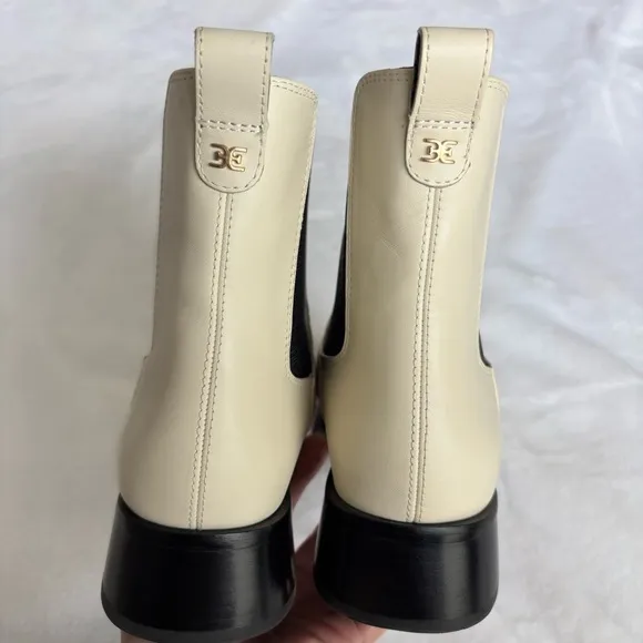 SAM EDELMAN Torance Square Toe Chelsea Ankle Leather NEW Bootie--7