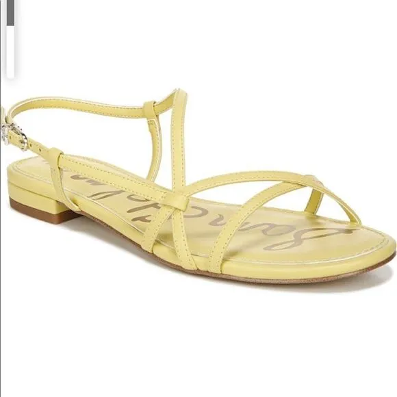 Sam Edelman Teale leather stripe sandal size 8,5 NWT