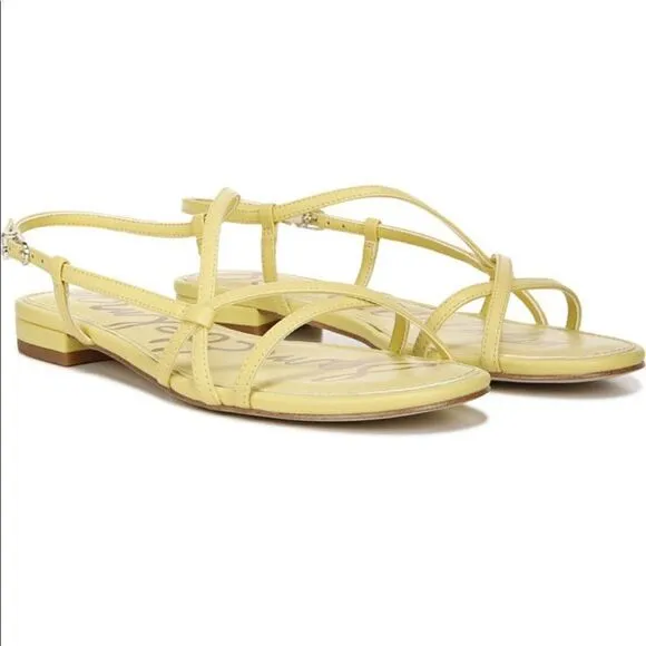 Sam Edelman Teale leather stripe sandal size 8,5 NWT