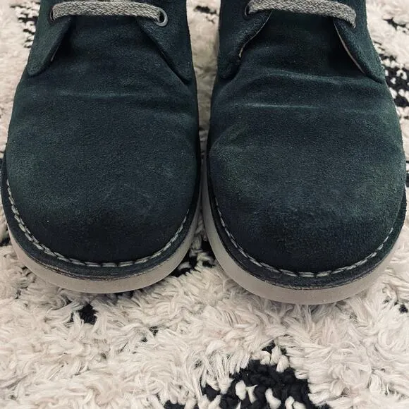 Samuel Hubbard Navy Nubuck Leather Shoe Sneaker Mens US 8.5 EU 42-Hubbard Free