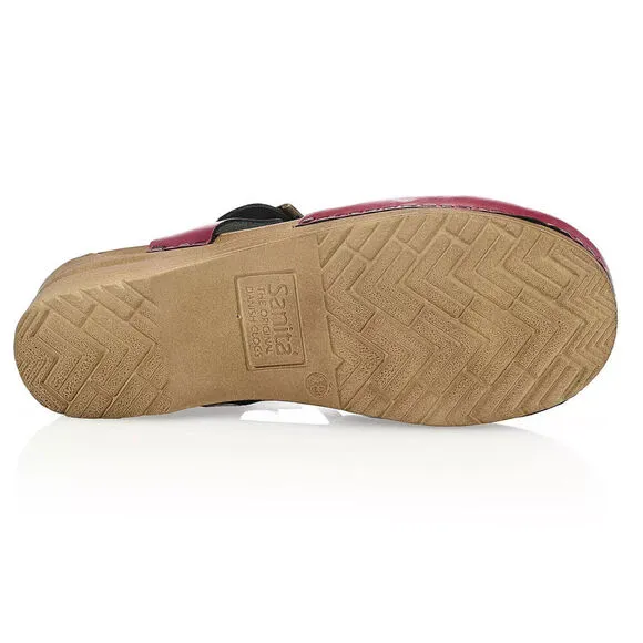 Sanita Sansi Clogs Women's EU 40 Red Adjustable Buckle Closed Toe Shoes ZPO2290
