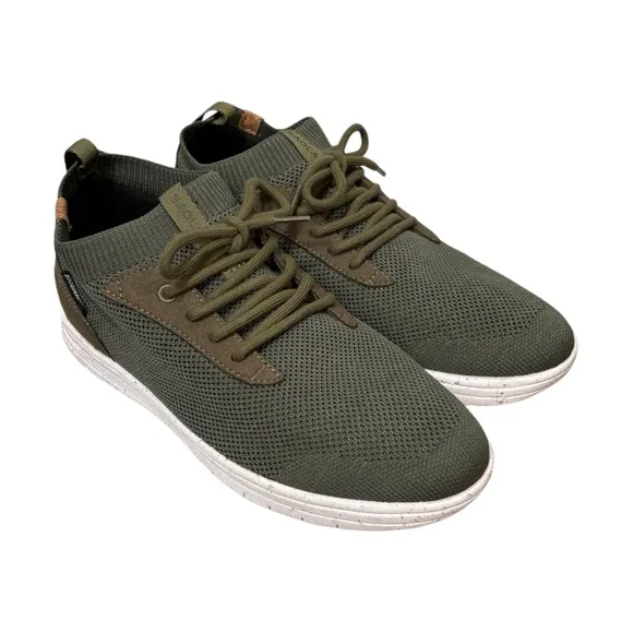 SAOLA ECO friendly Men’s Army Green Color block Mindo Waterproof Shoes Size US 7