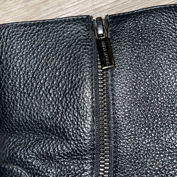 sarah flint moto pebbled leather boots 39
