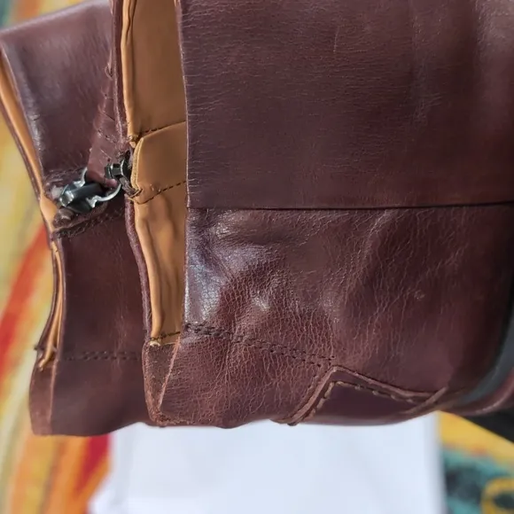 Sarto Brown Leather Ankle Boots